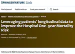 Paper: Leveraging patients’ longitudinal data to improve the Hospital One-year Mortality Risk